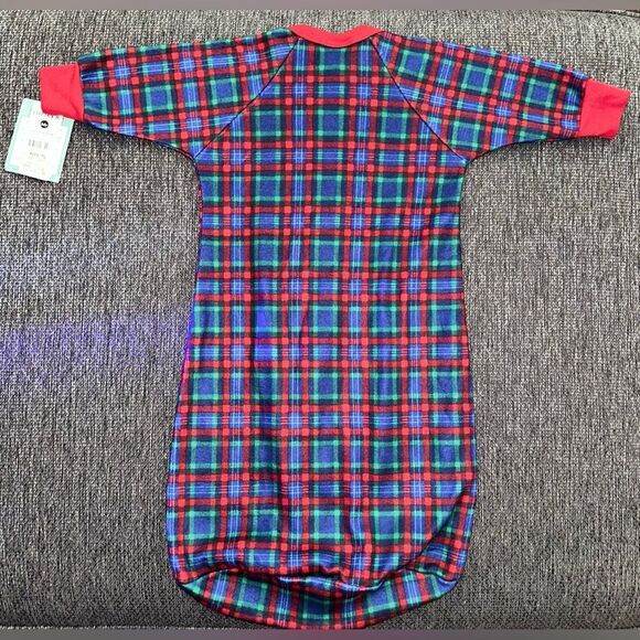 Carter's Baby Vintage Holiday Christmas Plaid Reindeer Sleep Sack‎ Up To 21lbs - Picture 8 of 9